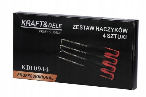 Kraft&Dele Zestaw narzędzi Haczyków 9 Elementów Uszczelek Oringów 4 Sztuki