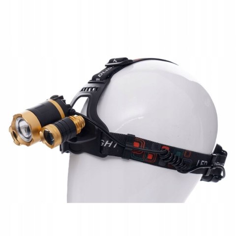 Latarka Czołowa LED KD1246 KRAFT&DELE13600 mAh Czas pracy do 18 godzin