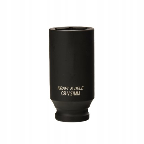 Nasadki Udarowe 1/2" Cala 15 Sztuk Długie 10-32 mm CR-V Walizka Kraft&Dele