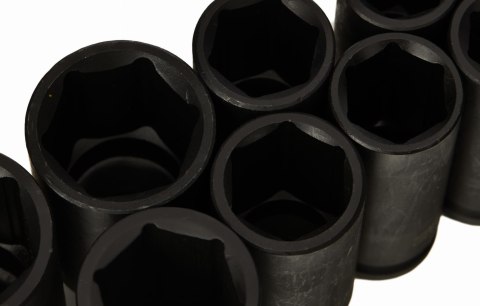 Nasadki Udarowe 1/2" Cala 15 Sztuk Długie 10-32 mm CR-V Walizka Kraft&Dele