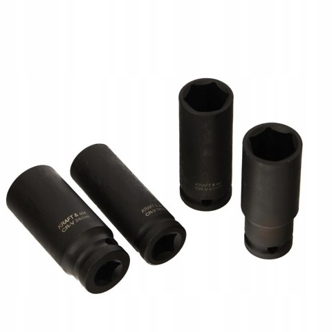 Nasadki Udarowe 1/2" Cala 16 Sztuk 10-32 mm CR-V Walizka Kraft&Dele