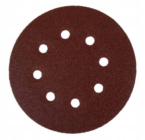 PAPIER ŚCIERNY NA RZEP Z OTWORAMI 125mm P60 50SZT KD11808