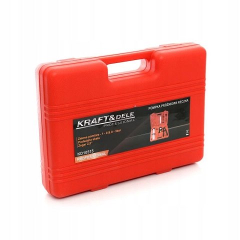 POMPKA PRÓŻNIOWA CIŚNIENIOWA RĘCZNA DO ODPOWIETRZANIA 0-3 BAR KRAFT&DELE