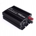 PRZETWORNICA PRĄDU SAMOCHODOWA SKORYGOWANA SINUSOIDA 12V 230V 300W KABLE