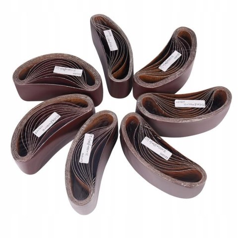 Pas Bezkońcowy do Szlifierki Taśmowej 537x75 mm P180 10 sztuk Kraft&Dele