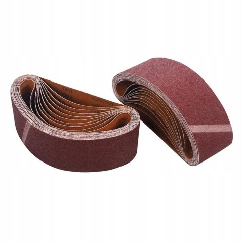 Pas Bezkońcowy do Szlifierki Taśmowej 537x75 mm P180 10 sztuk Kraft&Dele