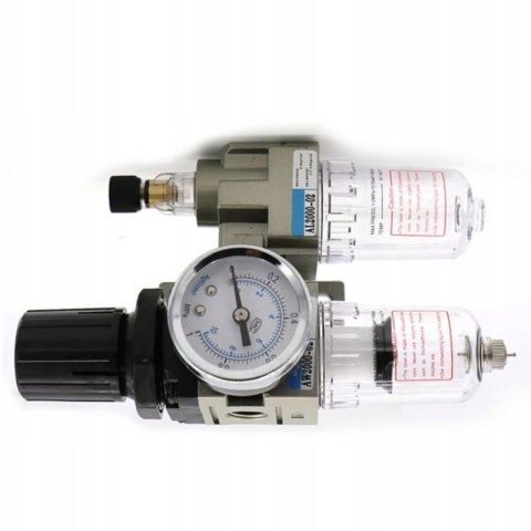 Reduktor Ciśnienia z Odwadniaczem i Smarownicą 1/2' Kraft&Dele KD1496