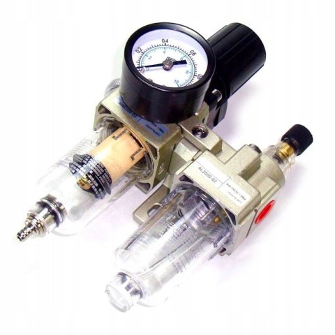 Reduktor Ciśnienia z Odwadniaczem i Smarownicą 1/2' Kraft&Dele KD1496