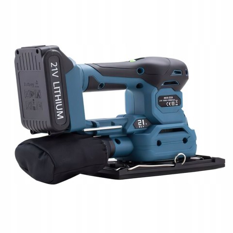 Szlifierka 3W1 Mimośrodowa Akumulatorowa + Bateria 3Ah Ładowarka W.D.S.