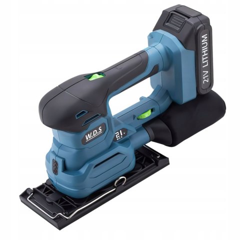 Szlifierka 3W1 Mimośrodowa Akumulatorowa + Bateria 3Ah Ładowarka W.D.S.