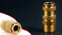 Szybkozłączka Mosiądz Pneumatyczna Gwint 1/2" Max 35 bar Kraft&Dele