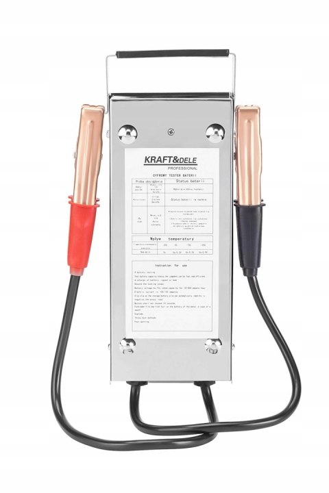 Tester Cyfrowy do Sprawdzania Akumulatorów 12V 150-1400A Kraft&Dele