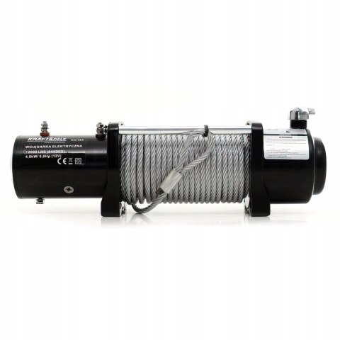 Wciągarka Elektryczna Linowa 12000LBS 12V 5400 kg Kraft&Dele