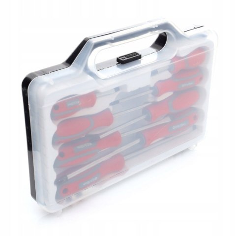ZESTAW WKRĘTAKÓW ŚRUBOKRĘTÓW CRV MAGNETYCZNE WALIZKA 8 ELEMENTÓW KD10252