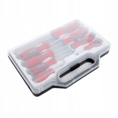 ZESTAW WKRĘTAKÓW ŚRUBOKRĘTÓW CRV MAGNETYCZNE WALIZKA 8 ELEMENTÓW KD10252