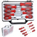 ZESTAW WKRĘTAKÓW ŚRUBOKRĘTÓW CRV MAGNETYCZNE WALIZKA 8 ELEMENTÓW KD10252