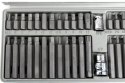 Zestaw Komplet Bitów Specjalnych HEX TORX SPLINE 40 Elementów Kraft&Dele