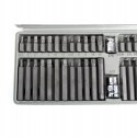 Zestaw Komplet Bitów Specjalnych HEX TORX SPLINE 40 Elementów Kraft&Dele