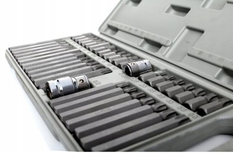 Zestaw Komplet Bitów Specjalnych HEX TORX SPLINE 40 Elementów Kraft&Dele
