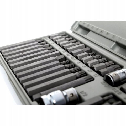 Zestaw Komplet Bitów Specjalnych HEX TORX SPLINE 40 Elementów Kraft&Dele