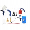 Zestaw Pneumatyczny Kompresora Wąż Końcówki Pistolet Lakierniczy 18 elem.