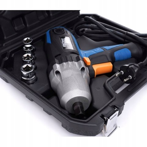 Elektryczny klucz udarowy 1/2" + walizka + nasadki Kraft&Dele KD1796