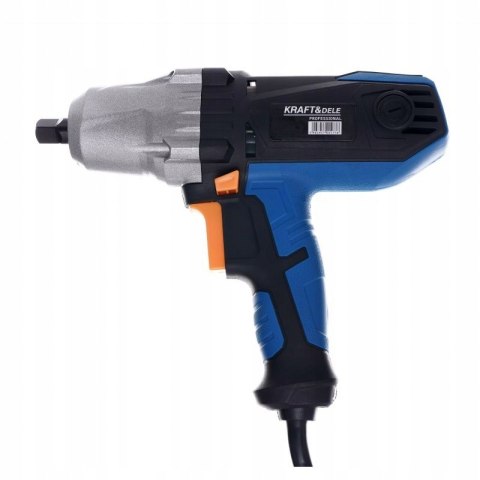 Elektryczny klucz udarowy 1/2" + walizka + nasadki Kraft&Dele KD1796