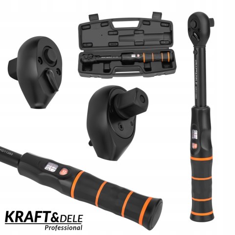 Klucz Dynamometryczny Stal CR-V 1/2" cala 10-60 Nm 72 Zęby Kraft&Dele