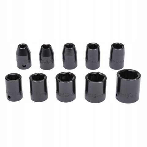 Klucz Udarowy Pneumatyczny 1/2" 1900Nm 7500 RPM 17 Elementów Kraft&Dele