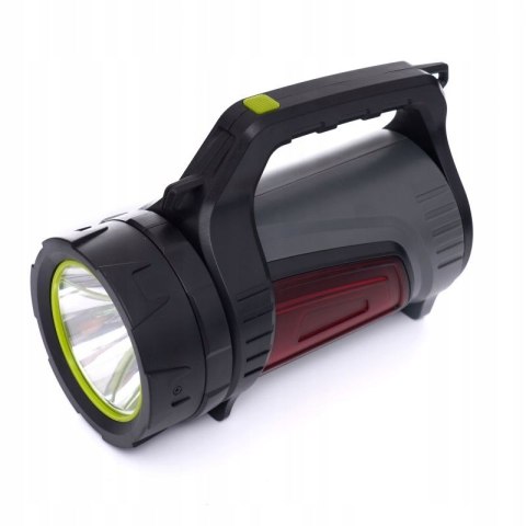 LATARKA AKUMULATOROWA SZPERACZ LED USB ŁADOWALNA POWERBANK 3.7V 8000MAH