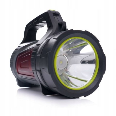 LATARKA AKUMULATOROWA SZPERACZ LED USB ŁADOWALNA POWERBANK 3.7V 8000MAH