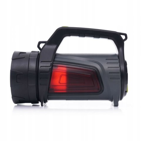 LATARKA AKUMULATOROWA SZPERACZ LED USB ŁADOWALNA POWERBANK 3.7V 8000MAH