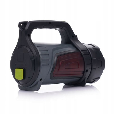 LATARKA AKUMULATOROWA SZPERACZ LED USB ŁADOWALNA POWERBANK 3.7V 8000MAH