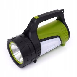 LATARKA AKUMULATOROWA Z BOCZNYMI ŚWIATŁAMI SZPERACZ LED USB ŁADOWARKA