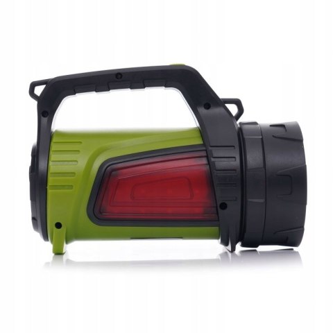 LATARKA AKUMULATOROWA Z BOCZNYMI ŚWIATŁAMI SZPERACZ LED USB ŁADOWARKA