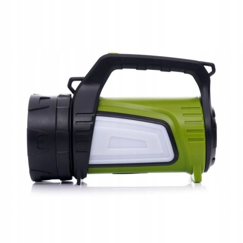 LATARKA AKUMULATOROWA Z BOCZNYMI ŚWIATŁAMI SZPERACZ LED USB ŁADOWARKA