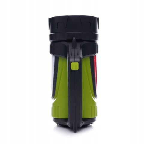 LATARKA AKUMULATOROWA Z BOCZNYMI ŚWIATŁAMI SZPERACZ LED USB ŁADOWARKA