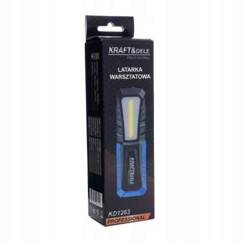 Lampa Warsztatowa LED 420LM Bateria 4400mAh Magnes Hak Kraft&Dele