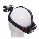 Latarka Czołowa 5 X Led T6 Cree Czołówka Bateria Kraft&Dele