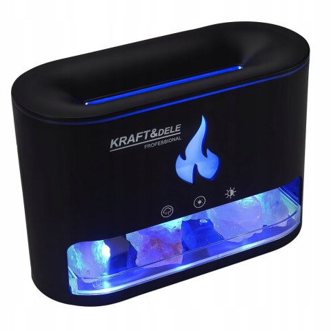 Nawilżacz Powietrza 250 ml 10W AROMATERIA LED Kolory Dyfuzor Kamienie Solne