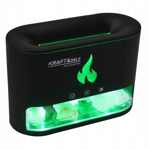 Nawilżacz Powietrza 250 ml 10W AROMATERIA LED Kolory Dyfuzor Kamienie Solne