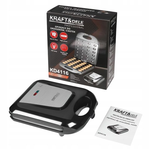 Opiekacz do Orzeszków Ciasteczek 1400W 24 Porcje Kraft&Dele