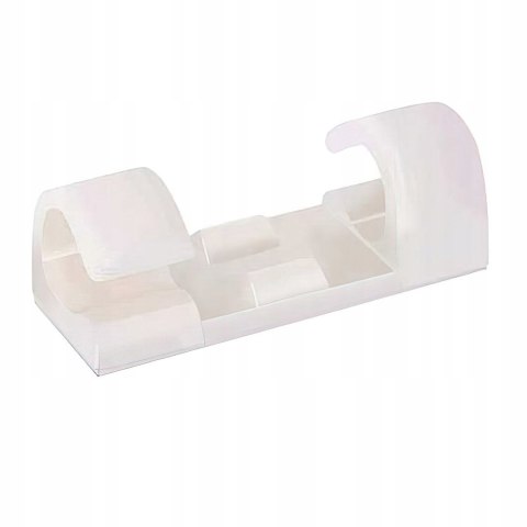 Organizer Kabli 20 Sztuk Uchwyt Klips Zaczep Maskownica Taśma Samoprzylepna