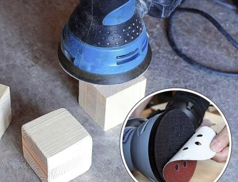 PAPIER ŚCIERNY KRĄŻEK 125mm x 50szt RZEP P80 KD11803