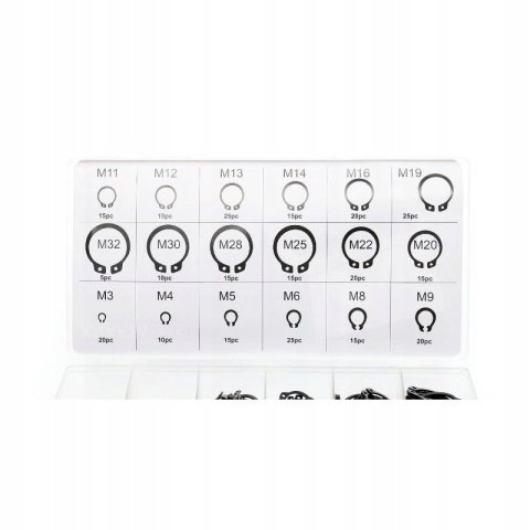 PIERŚCIENIE SEGERA WEWNĘTRZNE ZEWNĘTRZNE SEGERY SEGER 300 SZT. KRAFT&DELE