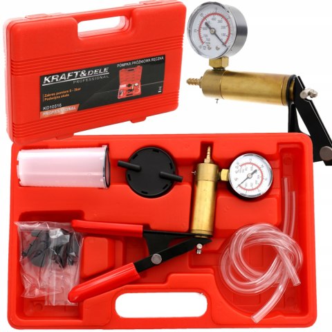 Pompka Próżniowa Ręczna do Odpowietrzania Hamulców Kraft&Dele