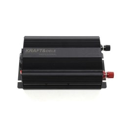 Przetwornica samochodowa Kraft&Dele 12V na gniazdo USB kable do akumulatora