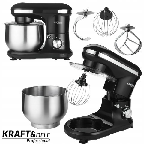 Robot Kuchenny Planetarny 5L Blender Mielnie Mięsa 6 Prędkości 3000W