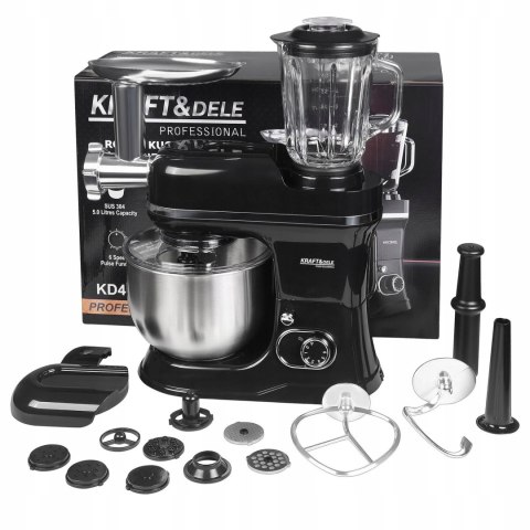 Robot Kuchenny Planetarny 5L Blender Mielnie Mięsa 6 Prędkości 3000W