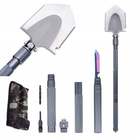 Saperka Łopata Survival Wojskowa Składana 180° Wielofunkcyjna Kraft&Dele